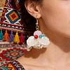 Handmade Iron Acrylic Dangle Earrings for Women GE3753-3-1