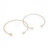 Brass Open Cuff Bangle Making KK-N258-01G-2