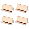 Rectangle 304 Stainless Steel Business Card Holder AJEW-WH0470-88RG-1