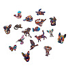 Craftdady 17Pcs 17 Style Alloy Enamel Pendants ENAM-CD0001-14-10