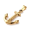 201 Stainless Steel Pendants STAS-U053-10B-G-2