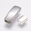 304 Stainless Steel Magnetic Clasps STAS-G136-01P-3