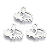 Non-Tarnish 201 Stainless Steel Charms STAS-R116-028-1