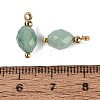 Natural Green Aventurine Pendants GG-N004-02G-03-3