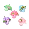 Resin Pendants RE-CBA098D-03P-1