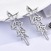 Alloy Hollow Geometric Hair Pin PHAR-N005-006P-4