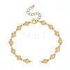 304 Stainless Steel Clover Links Chain Bracelet Making AJEW-JB01573-1