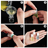 24Pcs Transparent Glass Roller Ball Bottles MRMJ-BC0003-35-6