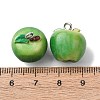 Opaque Resin Pendants FIND-H062-01P-02-3