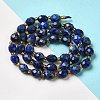 Natural Lapis Lazuli Beads Strands G-H297-C02-01-2
