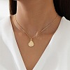 Summer Beach Alloy Pendant Necklaces for Women FS-WGAF64A-09-2