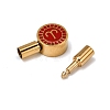 12Pcs 304 Stainless Steel Bayonet Clasps STAS-F344-01-3