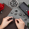 20Pcs Alloy Buttons BUTT-AR0001-39AS-3