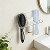 3-Slot Multi-Purpose Acrylic Comb Organizer Wall-Mounted Bathroom Storage Shelf ODIS-WH0030-334A-5