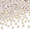 500Pcs Plating Acrylic Beads PACR-TADJ0001-01Q-1