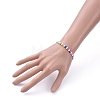 Rectangle Glass Seed Beads Stretch Bracelets BJEW-JB05298-6