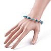 Natural Apatite Braided Beaded Bracelet BJEW-JB07997-07-2