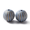 Plating Acrylic Beads KY-WH0046-04C-2