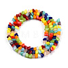 Opaque Solid Color Glass Beads Strands X-GLAA-N052-01-A11-2