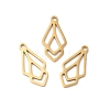 201 Stainless Steel Pendants LS-STAS-I199-A06-G-2