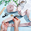 Vintage Jacquard Polyester Ribbon OCOR-WH0111-143-3
