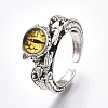 Alloy Cuff Finger Rings RJEW-T006-35D-1