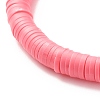 Handmade Polymer Clay Heishi Beads Stretch Bracelet BJEW-JB07393-5