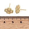 Valentine's Day Brass Micro Pave Clear Cubic Zirconia Stud Earrings EJEW-C186-22G-02-5