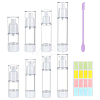   8Pcs 8 Style Plastic Portable Refillable Airless Pump Bottles AJEW-PH0011-42-1