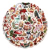 50Pcs/set Christmas PVC Self-Adhesive Stickers PW-WGE1BF0-01-5