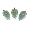Natural Green Aventurine Pendants G-Q601-47F-1