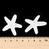 UV Plating Ocean Theme Transparent Resin Cabochons CRES-D306-01A-4