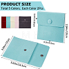 10Pcs 5 Colors Square Velvet Jewelry Bags TP-CP0001-04-2