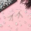 600Pcs 15 Style Electroplate Transparent Glass Beads EGLA-YW0003-08-5
