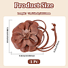 PU Leather Flower Knot Tie Waist Belts AJEW-GF0014-11A-2