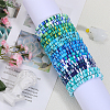 Handmade Polymer Clay Heishi Surfer Stretch Bracelets Set BJEW-SW00099-03-5