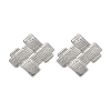 304 Stainless Steel Stud Earrings for Women EJEW-K306-26P-4