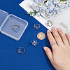6Pcs Adjustable Brass Ring Components FIND-PH0038-31A-3