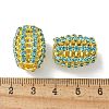 Brass Rhinestone Beads KK-U057-10G-02-2