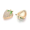 Alloy Rhinestone and Enamel Pendants PALLOY-T092-42G-01-2
