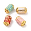 Alloy Enamel Beads ENAM-B001-01D-1