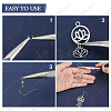 DIY Lotus Yoga Dangle Earring Making Kits DIY-SC0019-71-4