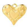 Stainless Steel Heart Pendants FIND-PW0011-042G-1