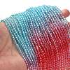 Transparent Painted Glass Beads Strands DGLA-A034-T3mm-A11-2