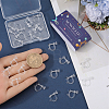 SUNNYCLUE 30Pcs Resin Clip-on Earring Findings FIND-SC0008-79-3