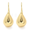 Teardrop Brass Dangle Earrings EJEW-B132-06G-4