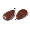 Synthetic Goldstone Pendants G-S356-14D-3