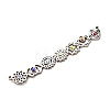 Chakra 304 Stainless Steel Big Pendants STAS-F367-15A-P-2