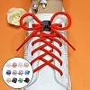 12 Pairs 12 Colors Plastic Shoelaces Buckle Lock FIND-FG0003-90-7