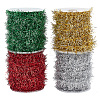   4 Rolls 4 Colors Shiny Tinsel Hanging Garland AJEW-PH0001-22-1